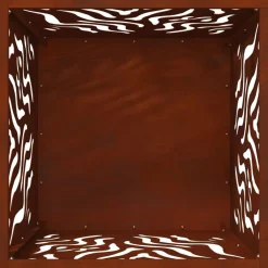 vidaXL Hoguera Marrón 40 x 40 x 40 cm Acero Acero oxidado/marr&oacute;n Best