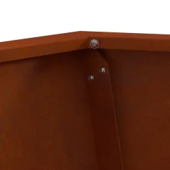 vidaXL Hoguera Marrón 50 x 50 x 40 cm Acero autopatinable Acero oxidado/marr&oacute;n