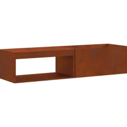 vidaXL Hoguera Marrón 160 x 45 x 35 cm Acero Acero oxidado/marr&oacute;n New