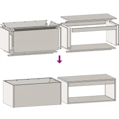 vidaXL Hoguera Marrón 160 x 45 x 35 cm Acero Acero oxidado/marr&oacute;n New