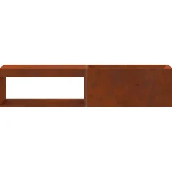vidaXL Hoguera Marrón 160 x 45 x 35 cm Acero Acero oxidado/marr&oacute;n New