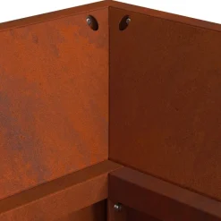 vidaXL Hoguera Marrón 160 x 45 x 35 cm Acero Acero oxidado/marr&oacute;n New