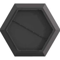 vidaXL Chimeneas-Hoguera Negro 75 x 75 x 28 cm Acero