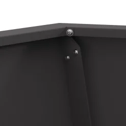 vidaXL Chimeneas-Hoguera Negro 50 x 50 x 40 cm Acero