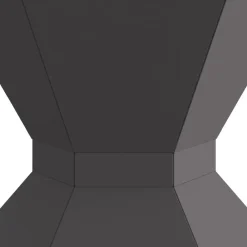 vidaXL Chimeneas-Hoguera Negro 50 x 50 x 40 cm Acero