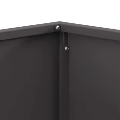 vidaXL Hoguera Negro 60 x 60 x 30 cm Acero Acero laminado en fr&iacute;o/negro Sale