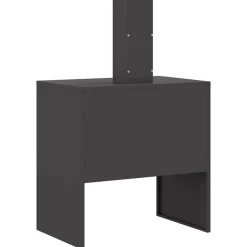 vidaXL Hoguera Negro 60 x 40 x 96 cm Acero Acero laminado en fr&iacute;o/negro New