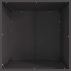vidaXL Hoguera Negro 50 x 50 x 38 cm Acero Acero laminado en fr&iacute;o/negro Best