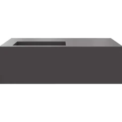 vidaXL Hoguera Negro 100 x 100 x 30 cm Acero Acero laminado en fr&iacute;o/negro Best