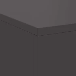 vidaXL Hoguera Negro 100 x 100 x 30 cm Acero Acero laminado en fr&iacute;o/negro Best