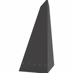 vidaXL Hoguera Negro 58 x 40 x 100 cm Acero Acero laminado en fr&iacute;o/negro Discount