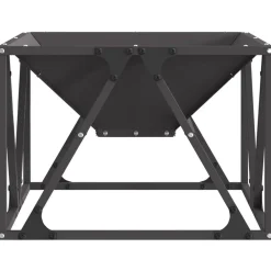 vidaXL Chimeneas-Hoguera Negro 50 x 50 x 35 cm Acero