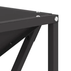 vidaXL Chimeneas-Hoguera Negro 50 x 50 x 35 cm Acero