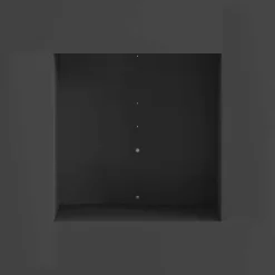 vidaXL Hoguera Negro 60 x 60 x 30 cm Acero Acero laminado en fr&iacute;o/negro