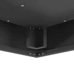 vidaXL Hoguera Negro 60 x 60 x 30 cm Acero Acero laminado en fr&iacute;o/negro