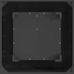 vidaXL Hoguera Negro 60 x 60 x 30 cm Acero Acero laminado en fr&iacute;o/negro