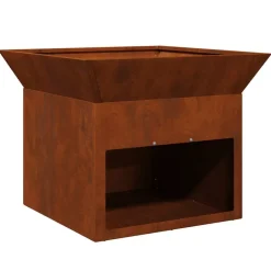 vidaXL Chimeneas-Hoguera Oxidado 50 x 50 x 40 cm