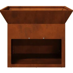 vidaXL Chimeneas-Hoguera Oxidado 50 x 50 x 40 cm