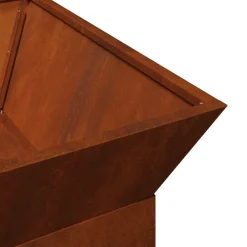 vidaXL Chimeneas-Hoguera Oxidado 50 x 50 x 40 cm