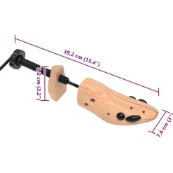 vidaXL Productos Del Hogar-Hormas de zapato madera maciza de pino número 36-40