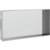 vidaXL Hornacina ducha acero inoxidable plateado cepillado 62x32x9 cm Outlet