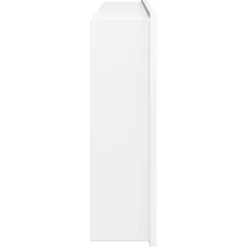 vidaXL Hornacina ducha acero inoxidable blanco mate 62x32x9 cm Discount