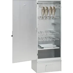 vidaXL Horno ahumador de BBQ con generador humo frío acero galvanizado Best