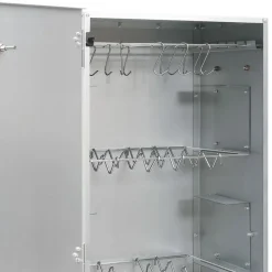 vidaXL Horno ahumador de BBQ con generador humo frío acero galvanizado Best