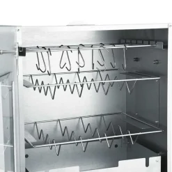 vidaXL Horno ahumador de BBQ con generador humo frío acero galvanizado Online