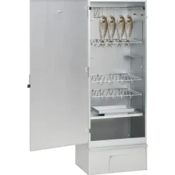 vidaXL Horno ahumador de BBQ con generador humo frío acero galvanizado Best