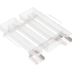vidaXL Horno ahumador de BBQ con generador humo frío acero galvanizado New