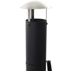 vidaXL Horno de pizza exterior carbón de arcilla refractaria Discount