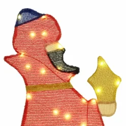 vidaXL Iluminación navideña de los 3 Reyes Magos 3 pcs Cálido 105 cm New
