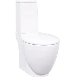 vidaXL Fontanería-Inodoro de cerámica con cisterna