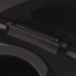 vidaXL Inodoro de pared cerámica Negro Hot
