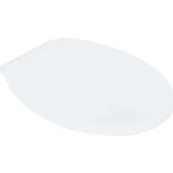 vidaXL Fontanería-Inodoro sin borde, 7 cm altura extra, cierre suave, cerámica blanca