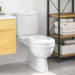 vidaXL Fontanería-Inodoro WC con cisterna