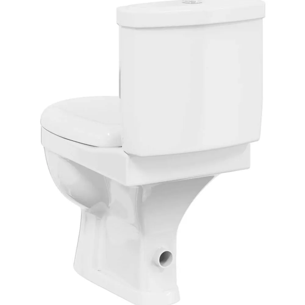 vidaXL Fontanería-Inodoro WC con cisterna