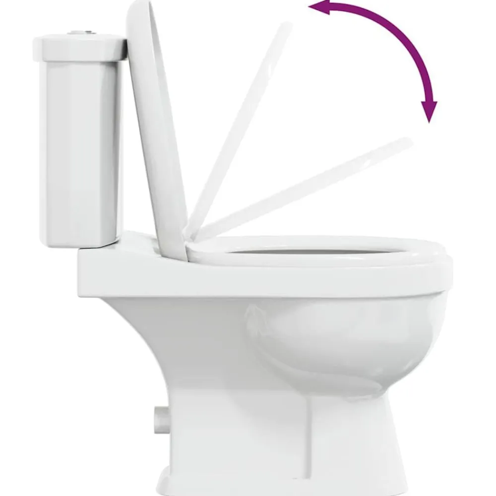 vidaXL Fontanería-Inodoro WC con cisterna