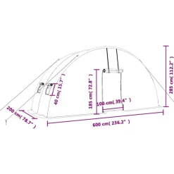 vidaXL Jardín-Invernadero con estructura de acero 12 m² 6x2x2,85 m