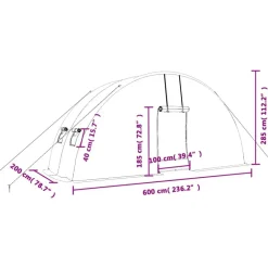 vidaXL Invernadero con estructura de acero 12 m² 6x2x2,85 m Verde Discount