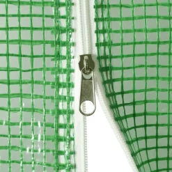 vidaXL Invernadero con estructura de acero 12 m² 6x2x2,85 m Verde Discount