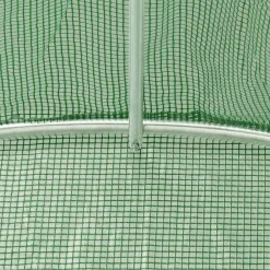 vidaXL Invernadero con estructura de acero 12 m² 6x2x2,85 m Verde Discount