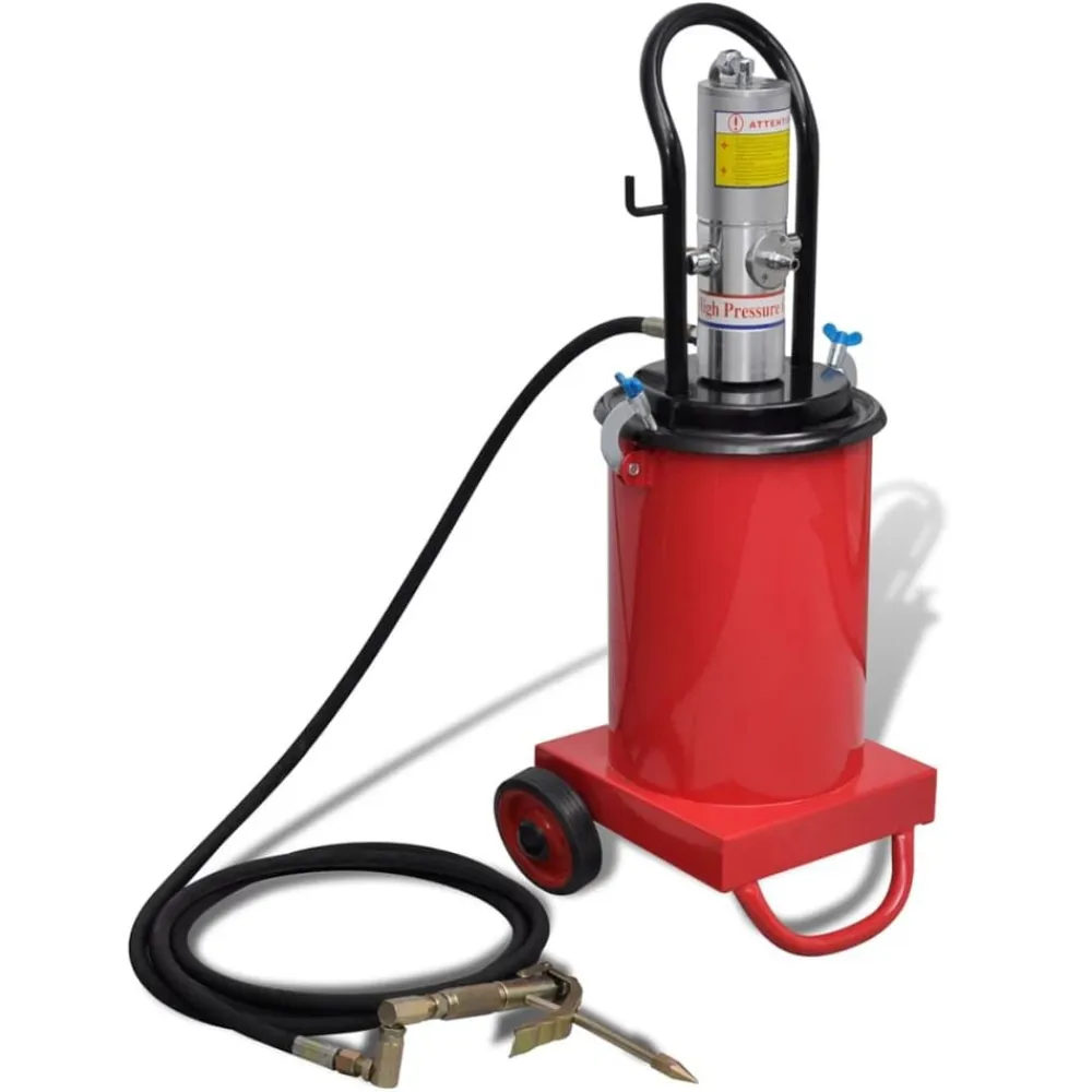 vidaXL Piezas Y Accesorios Para Vehículos-Inyector de grasa neumático aire a presión 12 L