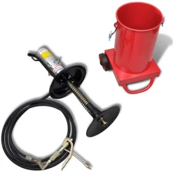 vidaXL Piezas Y Accesorios Para Vehículos-Inyector de grasa neumático aire a presión 12 L