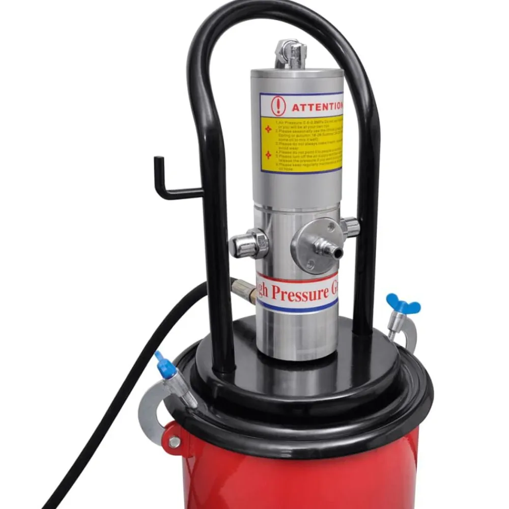 vidaXL Piezas Y Accesorios Para Vehículos-Inyector de grasa neumático aire a presión 12 L