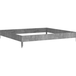 vidaXL Jardinera acero corten 100x100x18,5 cm Acero oxidado/Marr&oacute;n New