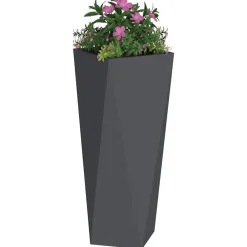 vidaXL Jardín-Jardinera 30 x 30 x 75 cm Acero