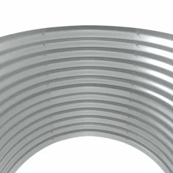 vidaXL Jardín-Jardinera arriate acero galvanizado 100x100x68 cm