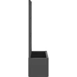 vidaXL Jardinera con enrejado PP 80x36x140 cm Gris oscuro Sale